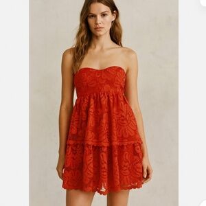 MAEVE strapless mini dress